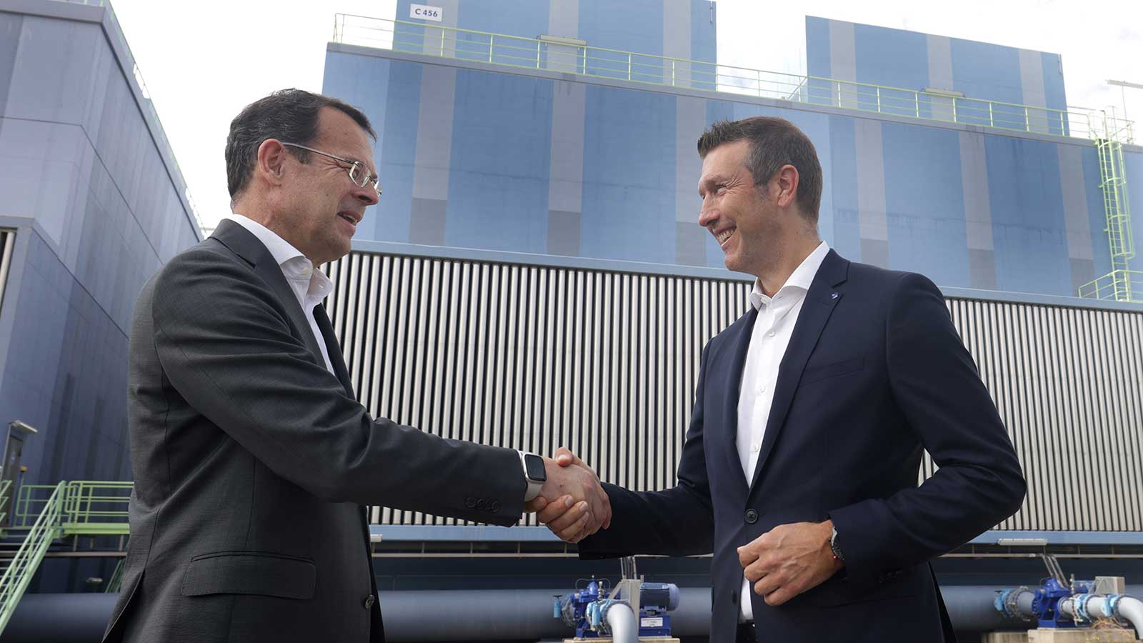 Using waste heat Industriepark Höchst