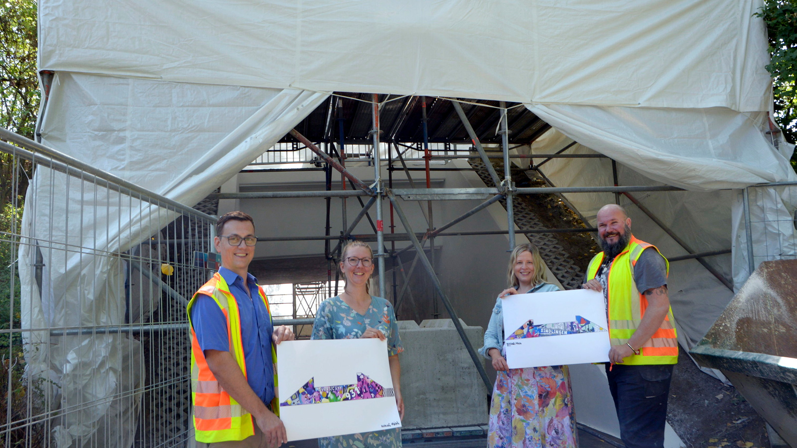 Die „Brücke 5“ soll schöner werden Industriepark Höchst